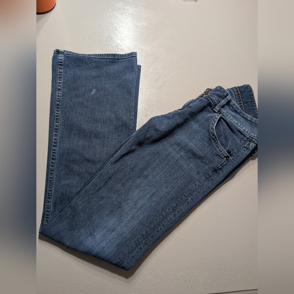Hudson Jeans Women's Wide Leg Flared Jeans - Dark Blue Wash